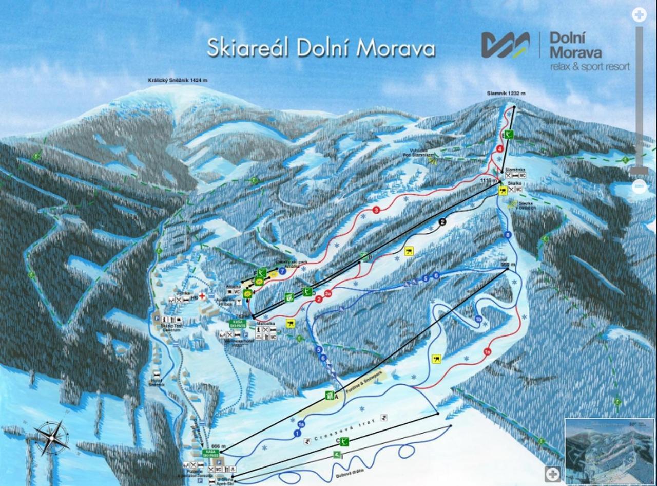 Modry Apartman Dolní Morava エクステリア 写真